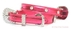 Foxy Metallic Jewel Dog Collar - Hot Pink - ccc-hpjewel-collarS-EAM
