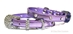 Foxy Metallic Jewel Dog Collar - Lilac - ccc-licjewel-collarS-DSK