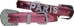 Foxy Metallic Slide Dog Collar in Pink - Hot Pink - Lilac - ccc-metslide-collarHX-Z54