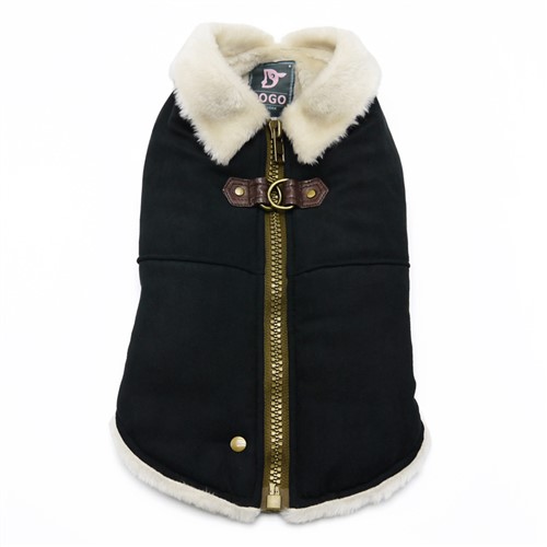 Furry Runner Dog Coat - Black Roxy & Lulu, wooflink, susan lanci, dog clothes, small dog clothes, urban pup, pooch outfitters, dogo, hip doggie, doggie design, small dog dress, pet clotes, dog boutique. pet boutique, bloomingtails dog boutique, dog raincoat, dog rain coat, pet raincoat, dog shampoo, pet shampoo, dog bathrobe, pet bathrobe, dog carrier, small dog carrier, doggie couture, pet couture, dog football, dog toys, pet toys, dog clothes sale, pet clothes sale, shop local, pet store, dog store, dog chews, pet chews, worthy dog, dog bandana, pet bandana, dog halloween, pet halloween, dog holiday, pet holiday, dog teepee, custom dog clothes, pet pjs, dog pjs, pet pajamas, dog pajamas,dog sweater, pet sweater, dog hat, fabdog, fab dog, dog puffer coat, dog winter ja