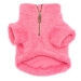 Fuschsia Solid Fleece Quarter Zip Pullover  - wd-fuchsia-pullover