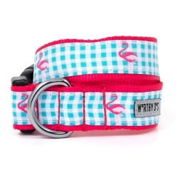 Gingham Flamingo Collar & Lead Collection          wooflink, susan lanci, dog clothes, small dog clothes, urban pup, pooch outfitters, dogo, hip doggie, doggie design, small dog dress, pet clotes, dog boutique. pet boutique, bloomingtails dog boutique, dog raincoat, dog rain coat, pet raincoat, dog shampoo, pet shampoo, dog bathrobe, pet bathrobe, dog carrier, small dog carrier, doggie couture, pet couture, dog football, dog toys, pet toys, dog clothes sale, pet clothes sale, shop local, pet store, dog store, dog chews, pet chews, worthy dog, dog bandana, pet bandana, dog halloween, pet halloween, dog holiday, pet holiday, dog teepee, custom dog clothes, pet pjs, dog pjs, pet pajamas, dog pajamas,dog sweater, pet sweater, dog hat, fabdog, fab dog, dog puffer coat, dog winter jacket, dog col