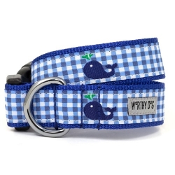 Gingham Whale Collar & Lead Collection     wooflink, susan lanci, dog clothes, small dog clothes, urban pup, pooch outfitters, dogo, hip doggie, doggie design, small dog dress, pet clotes, dog boutique. pet boutique, bloomingtails dog boutique, dog raincoat, dog rain coat, pet raincoat, dog shampoo, pet shampoo, dog bathrobe, pet bathrobe, dog carrier, small dog carrier, doggie couture, pet couture, dog football, dog toys, pet toys, dog clothes sale, pet clothes sale, shop local, pet store, dog store, dog chews, pet chews, worthy dog, dog bandana, pet bandana, dog halloween, pet halloween, dog holiday, pet holiday, dog teepee, custom dog clothes, pet pjs, dog pjs, pet pajamas, dog pajamas,dog sweater, pet sweater, dog hat, fabdog, fab dog, dog puffer coat, dog winter jacket, dog col