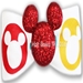 Dog Bows - Glitter Mickey Dog Hair Bow in 3 Colors - hb-glitmick