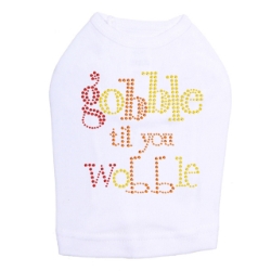 Gobble Till You Wobble Tee in Lots of Colors Roxy & Lulu, wooflink, susan lanci, dog clothes, small dog clothes, urban pup, pooch outfitters, dogo, hip doggie, doggie design, small dog dress, pet clotes, dog boutique. pet boutique, bloomingtails dog boutique, dog raincoat, dog rain coat, pet raincoat, dog shampoo, pet shampoo, dog bathrobe, pet bathrobe, dog carrier, small dog carrier, doggie couture, pet couture, dog football, dog toys, pet toys, dog clothes sale, pet clothes sale, shop local, pet store, dog store, dog chews, pet chews, worthy dog, dog bandana, pet bandana, dog halloween, pet halloween, dog holiday, pet holiday, dog teepee, custom dog clothes, pet pjs, dog pjs, pet pajamas, dog pajamas,dog sweater, pet sweater, dog hat, fabdog, fab dog, dog puffer coat, dog winter ja