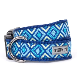 Graphic Diamond Blue Collar & Lead Collection         wooflink, susan lanci, dog clothes, small dog clothes, urban pup, pooch outfitters, dogo, hip doggie, doggie design, small dog dress, pet clotes, dog boutique. pet boutique, bloomingtails dog boutique, dog raincoat, dog rain coat, pet raincoat, dog shampoo, pet shampoo, dog bathrobe, pet bathrobe, dog carrier, small dog carrier, doggie couture, pet couture, dog football, dog toys, pet toys, dog clothes sale, pet clothes sale, shop local, pet store, dog store, dog chews, pet chews, worthy dog, dog bandana, pet bandana, dog halloween, pet halloween, dog holiday, pet holiday, dog teepee, custom dog clothes, pet pjs, dog pjs, pet pajamas, dog pajamas,dog sweater, pet sweater, dog hat, fabdog, fab dog, dog puffer coat, dog winter jacket, dog col