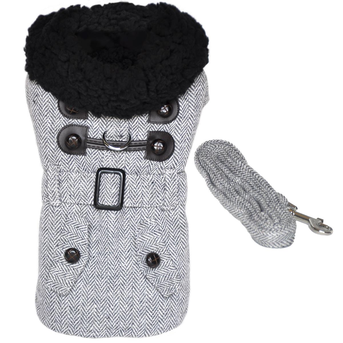 Grey Herringbone Classic Dog Coat    puppy bed,  beds,dog mat, pet mat, puppy mat, fab dog pet sweater, dog swepet clothes, dog clothes, puppy clothes, pet store, dog store, puppy boutique store, dog boutique, pet boutique, puppy boutique, Bloomingtails, dog, small dog clothes, large dog clothes, large dog costumes, small dog costumes, pet stuff, Halloween dog, puppy Halloween, pet Halloween, clothes, dog puppy Halloween, dog sale, pet sale, puppy sale, pet dog tank, pet tank, pet shirt, dog shirt, puppy shirt,puppy tank, I see spot, dog collars, dog leads, pet collar, pet lead,puppy collar, puppy lead, dog toys, pet toys, puppy toy, dog beds, pet beds, puppy bed,  beds,dog mat, pet mat, puppy mat, fab dog pet sweater, dog sweater, dog winter, pet winter,dog raincoat, pet rain