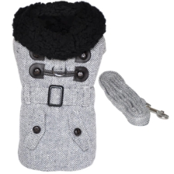 Grey Herringbone Classic Dog Coat    puppy bed,  beds,dog mat, pet mat, puppy mat, fab dog pet sweater, dog swepet clothes, dog clothes, puppy clothes, pet store, dog store, puppy boutique store, dog boutique, pet boutique, puppy boutique, Bloomingtails, dog, small dog clothes, large dog clothes, large dog costumes, small dog costumes, pet stuff, Halloween dog, puppy Halloween, pet Halloween, clothes, dog puppy Halloween, dog sale, pet sale, puppy sale, pet dog tank, pet tank, pet shirt, dog shirt, puppy shirt,puppy tank, I see spot, dog collars, dog leads, pet collar, pet lead,puppy collar, puppy lead, dog toys, pet toys, puppy toy, dog beds, pet beds, puppy bed,  beds,dog mat, pet mat, puppy mat, fab dog pet sweater, dog sweater, dog winter, pet winter,dog raincoat, pet rain