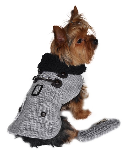 Grey Herringbone Classic Dog Coat    puppy bed,  beds,dog mat, pet mat, puppy mat, fab dog pet sweater, dog swepet clothes, dog clothes, puppy clothes, pet store, dog store, puppy boutique store, dog boutique, pet boutique, puppy boutique, Bloomingtails, dog, small dog clothes, large dog clothes, large dog costumes, small dog costumes, pet stuff, Halloween dog, puppy Halloween, pet Halloween, clothes, dog puppy Halloween, dog sale, pet sale, puppy sale, pet dog tank, pet tank, pet shirt, dog shirt, puppy shirt,puppy tank, I see spot, dog collars, dog leads, pet collar, pet lead,puppy collar, puppy lead, dog toys, pet toys, puppy toy, dog beds, pet beds, puppy bed,  beds,dog mat, pet mat, puppy mat, fab dog pet sweater, dog sweater, dog winter, pet winter,dog raincoat, pet rain