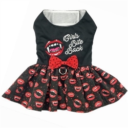 Halloween Harness Dress - Girls Bite Back beds, puppy bed,  beds,dog mat, pet mat, puppy mat, fab dog pet sweater, dog swepet clothes, dog clothes, puppy clothes, pet store, dog store, puppy boutique store, dog boutique, pet boutique, puppy boutique, Bloomingtails, dog, small dog clothes, large dog clothes, large dog costumes, small dog costumes, pet stuff, Halloween dog, puppy Halloween, pet Halloween, clothes, dog puppy Halloween, dog sale, pet sale, puppy sale, pet dog tank, pet tank, pet shirt, dog shirt, puppy shirt,puppy tank, I see spot, dog collars, dog leads, pet collar, pet lead,puppy collar, puppy lead, dog toys, pet toys, puppy toy, dog beds, pet beds, puppy bed,  beds,dog mat, pet mat, puppy mat, fab dog pet sweater, dog sweater, dog winter, pet winter,dog raincoat, pe