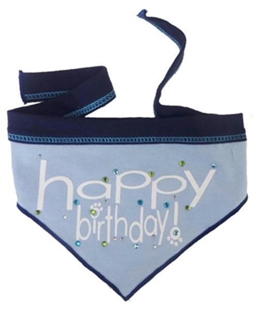 Happy Birthday Scarf for Boys   dog bowls,susan lanci, puppia,wooflink, luxury dog boutique,tonimari,pet clothes, dog clothes, puppy clothes, pet store, dog store, puppy boutique store, dog boutique, pet boutique, puppy boutique, Bloomingtails, dog, small dog clothes, large dog clothes, large dog costumes, small dog costumes, pet stuff, Halloween dog, puppy Halloween, pet Halloween, clothes, dog puppy Halloween, dog sale, pet sale, puppy sale, pet dog tank, pet tank, pet shirt, dog shirt, puppy shirt,puppy tank, I see spot, dog collars, dog leads, pet collar, pet lead,puppy collar, puppy lead, dog toys, pet toys, puppy toy, dog beds, pet beds, puppy bed,  beds,dog mat, pet mat, puppy mat, fab dog pet sweater, dog sweater, dog winter, pet winter,dog raincoat, pet raincoat
