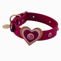 Happy Camper Collar & Leash - Red Heart wooflink, susan lanci, dog clothes, small dog clothes, urban pup, pooch outfitters, dogo, hip doggie, doggie design, small dog dress, pet clotes, dog boutique. pet boutique, bloomingtails dog boutique, dog raincoat, dog rain coat, pet raincoat, dog shampoo, pet shampoo, dog bathrobe, pet bathrobe, dog carrier, small dog carrier, doggie couture, pet couture, dog football, dog toys, pet toys, dog clothes sale, pet clothes sale, shop local, pet store, dog store, dog chews, pet chews, worthy dog, dog bandana, pet bandana, dog halloween, pet halloween, dog holiday, pet holiday, dog teepee, custom dog clothes, pet pjs, dog pjs, pet pajamas, dog pajamas,dog sweater, pet sweater, dog hat, fabdog, fab dog, dog puffer coat, dog winter jacket, dog col