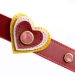 Happy Camper Collar & Leash - Red Heart - dsh-happycamperredheart
