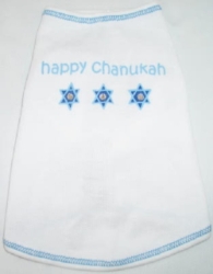 Happy Chanukah Dog Tee Shirt  dog bowls,susan lanci, puppia,wooflink, luxury dog boutique,tonimari,pet clothes, dog clothes, puppy clothes, pet store, dog store, puppy boutique store, dog boutique, pet boutique, puppy boutique, Bloomingtails, dog, small dog clothes, large dog clothes, large dog costumes, small dog costumes, pet stuff, Halloween dog, puppy Halloween, pet Halloween, clothes, dog puppy Halloween, dog sale, pet sale, puppy sale, pet dog tank, pet tank, pet shirt, dog shirt, puppy shirt,puppy tank, I see spot, dog collars, dog leads, pet collar, pet lead,puppy collar, puppy lead, dog toys, pet toys, puppy toy, dog beds, pet beds, puppy bed,  beds,dog mat, pet mat, puppy mat, fab dog pet sweater, dog sweater, dog winter, pet winter,dog raincoat, pet raincoat