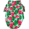 Hawaiian Camp Dog Shirt - Juicy Watermelon wooflink, susan lanci, dog clothes, small dog clothes, urban pup, pooch outfitters, dogo, hip doggie, doggie design, small dog dress, pet clotes, dog boutique. pet boutique, bloomingtails dog boutique, dog raincoat, dog rain coat, pet raincoat, dog shampoo, pet shampoo, dog bathrobe, pet bathrobe, dog carrier, small dog carrier, doggie couture, pet couture, dog football, dog toys, pet toys, dog clothes sale, pet clothes sale, shop local, pet store, dog store, dog chews, pet chews, worthy dog, dog bandana, pet bandana, dog halloween, pet halloween, dog holiday, pet holiday, dog teepee, custom dog clothes, pet pjs, dog pjs, pet pajamas, dog pajamas,dog sweater, pet sweater, dog hat, fabdog, fab dog, dog puffer coat, dog winter jacket, dog col