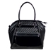 Haylee Black Quilted Luxe Dog Carrier - pet-hayalee