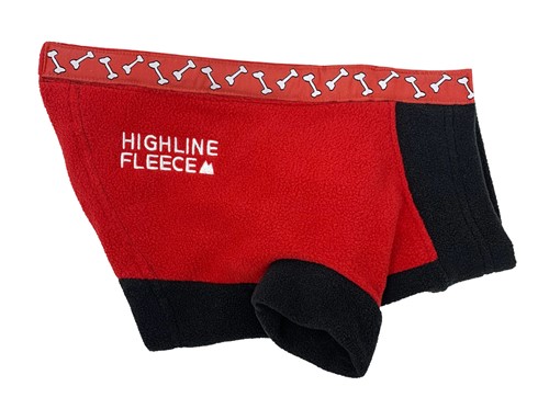 Highline Fleece Coat RED and BLACK with Rolling Bones Roxy & Lulu, wooflink, susan lanci, dog clothes, small dog clothes, urban pup, pooch outfitters, dogo, hip doggie, doggie design, small dog dress, pet clotes, dog boutique. pet boutique, bloomingtails dog boutique, dog raincoat, dog rain coat, pet raincoat, dog shampoo, pet shampoo, dog bathrobe, pet bathrobe, dog carrier, small dog carrier, doggie couture, pet couture, dog football, dog toys, pet toys, dog clothes sale, pet clothes sale, shop local, pet store, dog store, dog chews, pet chews, worthy dog, dog bandana, pet bandana, dog halloween, pet halloween, dog holiday, pet holiday, dog teepee, custom dog clothes, pet pjs, dog pjs, pet pajamas, dog pajamas,dog sweater, pet sweater, dog hat, fabdog, fab dog, dog puffer coat, dog winter ja