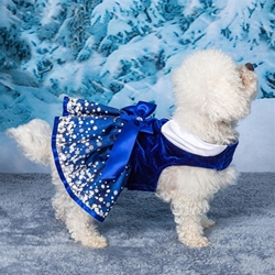 Holiday Snowflakes Harness Dress w/Leash  beds, puppy bed,  beds,dog mat, pet mat, puppy mat, fab dog pet sweater, dog swepet clothes, dog clothes, puppy clothes, pet store, dog store, puppy boutique store, dog boutique, pet boutique, puppy boutique, Bloomingtails, dog, small dog clothes, large dog clothes, large dog costumes, small dog costumes, pet stuff, Halloween dog, puppy Halloween, pet Halloween, clothes, dog puppy Halloween, dog sale, pet sale, puppy sale, pet dog tank, pet tank, pet shirt, dog shirt, puppy shirt,puppy tank, I see spot, dog collars, dog leads, pet collar, pet lead,puppy collar, puppy lead, dog toys, pet toys, puppy toy, dog beds, pet beds, puppy bed,  beds dog mat, pet mat, puppy mat, fab dog pet sweater, dog sweater, dog winter, pet winter,dog raincoat, pe