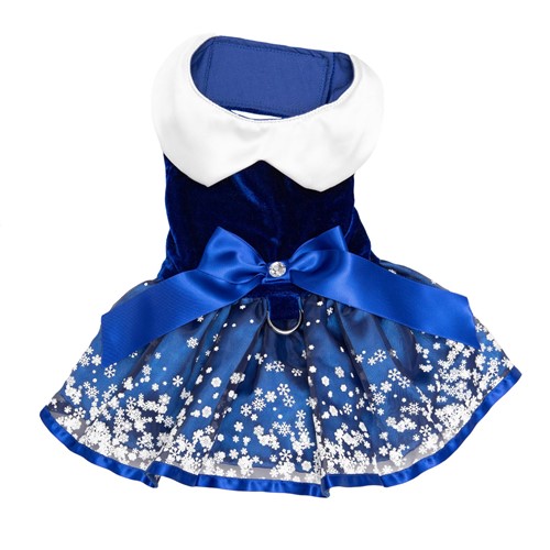 Holiday Snowflakes Harness Dress w/Leash  beds, puppy bed,  beds,dog mat, pet mat, puppy mat, fab dog pet sweater, dog swepet clothes, dog clothes, puppy clothes, pet store, dog store, puppy boutique store, dog boutique, pet boutique, puppy boutique, Bloomingtails, dog, small dog clothes, large dog clothes, large dog costumes, small dog costumes, pet stuff, Halloween dog, puppy Halloween, pet Halloween, clothes, dog puppy Halloween, dog sale, pet sale, puppy sale, pet dog tank, pet tank, pet shirt, dog shirt, puppy shirt,puppy tank, I see spot, dog collars, dog leads, pet collar, pet lead,puppy collar, puppy lead, dog toys, pet toys, puppy toy, dog beds, pet beds, puppy bed,  beds dog mat, pet mat, puppy mat, fab dog pet sweater, dog sweater, dog winter, pet winter,dog raincoat, pe