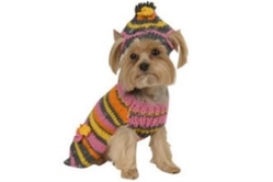 Hot Pink Retro Dog Sweater & Hat kosher, hanukkah, toy, jewish, toy, puppy bed,  beds,dog mat, pet mat, puppy mat, fab dog pet sweater, dog swepet clothes, dog clothes, puppy clothes, pet store, dog store, puppy boutique store, dog boutique, pet boutique, puppy boutique, Bloomingtails, dog, small dog clothes, large dog clothes, large dog costumes, small dog costumes, pet stuff, Halloween dog, puppy Halloween, pet Halloween, clothes, dog puppy Halloween, dog sale, pet sale, puppy sale, pet dog tank, pet tank, pet shirt, dog shirt, puppy shirt,puppy tank, I see spot, dog collars, dog leads, pet collar, pet lead,puppy collar, puppy lead, dog toys, pet toys, puppy toy, dog beds, pet beds, puppy bed,  beds,dog mat, pet mat, puppy mat, fab dog pet sweater, dog sweater, dog winte