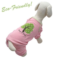 Hug A Tree Soy Fiber Dog Pajamas -Pink wooflink, susan lanci, dog clothes, small dog clothes, urban pup, pooch outfitters, dogo, hip doggie, doggie design, small dog dress, pet clotes, dog boutique. pet boutique, bloomingtails dog boutique, dog raincoat, dog rain coat, pet raincoat, dog shampoo, pet shampoo, dog bathrobe, pet bathrobe, dog carrier, small dog carrier, doggie couture, pet couture, dog football, dog toys, pet toys, dog clothes sale, pet clothes sale, shop local, pet store, dog store, dog chews, pet chews, worthy dog, dog bandana, pet bandana, dog halloween, pet halloween, dog holiday, pet holiday, dog teepee, custom dog clothes, pet pjs, dog pjs, pet pajamas, dog pajamas,dog sweater, pet sweater, dog hat, fabdog, fab dog, dog puffer coat, dog winter jacket, dog col