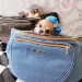 Hug Me Bag in Denim by Wooflink - wf-denimwashed