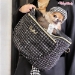 Hug Me Bag in Tweed by Wooflink - wf-hugmebagtweed