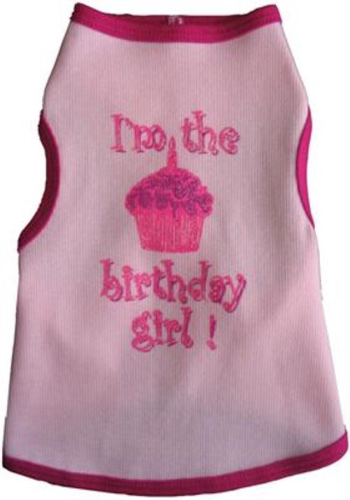 Im The Birthday Girl Tank Shirt  dog bowls,susan lanci, puppia,wooflink, luxury dog boutique,tonimari,pet clothes, dog clothes, puppy clothes, pet store, dog store, puppy boutique store, dog boutique, pet boutique, puppy boutique, Bloomingtails, dog, small dog clothes, large dog clothes, large dog costumes, small dog costumes, pet stuff, Halloween dog, puppy Halloween, pet Halloween, clothes, dog puppy Halloween, dog sale, pet sale, puppy sale, pet dog tank, pet tank, pet shirt, dog shirt, puppy shirt,puppy tank, I see spot, dog collars, dog leads, pet collar, pet lead,puppy collar, puppy lead, dog toys, pet toys, puppy toy, dog beds, pet beds, puppy bed,  beds,dog mat, pet mat, puppy mat, fab dog pet sweater, dog sweater, dog winter, pet winter,dog raincoat, pet raincoat