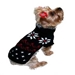 Black Fair Isle Snowflake Sweater - daldog-blkfairislesweater