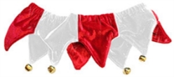 Jester Holiday Dog Collar in Red & White  puppy bed,  beds,dog mat, pet mat, puppy mat, fab dog pet sweater, dog swepet clothes, dog clothes, puppy clothes, pet store, dog store, puppy boutique store, dog boutique, pet boutique, puppy boutique, Bloomingtails, dog, small dog clothes, large dog clothes, large dog costumes, small dog costumes, pet stuff, Halloween dog, puppy Halloween, pet Halloween, clothes, dog puppy Halloween, dog sale, pet sale, puppy sale, pet dog tank, pet tank, pet shirt, dog shirt, puppy shirt,puppy tank, I see spot, dog collars, dog leads, pet collar, pet lead,puppy collar, puppy lead, dog toys, pet toys, puppy toy, dog beds, pet beds, puppy bed,  beds,dog mat, pet mat, puppy mat, fab dog pet sweater, dog sweater, dog winter, pet winter,dog raincoat, pet rai