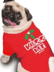 Kiss Me Chrismas Dog Tee Shirt kosher, hanukkah, toy, jewish, toy, puppy bed,  beds,dog mat, pet mat, puppy mat, fab dog pet sweater, dog swepet clothes, dog clothes, puppy clothes, pet store, dog store, puppy boutique store, dog boutique, pet boutique, puppy boutique, Bloomingtails, dog, small dog clothes, large dog clothes, large dog costumes, small dog costumes, pet stuff, Halloween dog, puppy Halloween, pet Halloween, clothes, dog puppy Halloween, dog sale, pet sale, puppy sale, pet dog tank, pet tank, pet shirt, dog shirt, puppy shirt,puppy tank, I see spot, dog collars, dog leads, pet collar, pet lead,puppy collar, puppy lead, dog toys, pet toys, puppy toy, dog beds, pet beds, puppy bed,  beds,dog mat, pet mat, puppy mat, fab dog pet sweater, dog sweater, dog winte