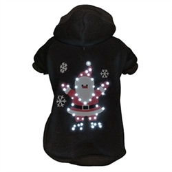 LED Lighting Juggling Santa Sweater Hoodie  pet clothes, dog clothes, puppy clothes, pet store, dog store, puppy boutique store, dog boutique, pet boutique, puppy boutique, Bloomingtails, dog, small dog clothes, large dog clothes, large dog costumes, small dog costumes, pet stuff, Halloween dog, puppy Halloween, pet Halloween, clothes, dog puppy Halloween, dog sale, pet sale, puppy sale, pet dog tank, pet tank, pet shirt, dog shirt, puppy shirt,puppy tank, I see spot, dog collars, dog leads, pet collar, pet lead,puppy collar, puppy lead, dog toys, pet toys, puppy toy, dog beds, pet beds, puppy bed,  beds,dog mat, pet mat, puppy mat, fab dog pet sweater, dog sweater, dog winter, pet winter,dog raincoat, pet raincoat, dog harness, puppy harness, pet harness, dog collar, dog lead, pet l