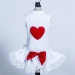 Lace Puff Heart Dress in Red, Pink & Hot Pink - hello-puffheart