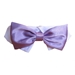 Lavender Satin Dog Tie Set  - po-lavendertie