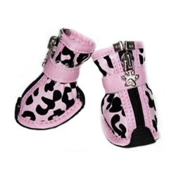 Leopard Print Dog Boots-Pink puppy bed,  beds,dog mat, pet mat, puppy mat, fab dog pet sweater, dog swepet clothes, dog clothes, puppy clothes, pet store, dog store, puppy boutique store, dog boutique, pet boutique, puppy boutique, Bloomingtails, dog, small dog clothes, large dog clothes, large dog costumes, small dog costumes, pet stuff, Halloween dog, puppy Halloween, pet Halloween, clothes, dog puppy Halloween, dog sale, pet sale, puppy sale, pet dog tank, pet tank, pet shirt, dog shirt, puppy shirt,puppy tank, I see spot, dog collars, dog leads, pet collar, pet lead,puppy collar, puppy lead, dog toys, pet toys, puppy toy, dog beds, pet beds, puppy bed,  beds,dog mat, pet mat, puppy mat, fab dog pet sweater, dog sweater, dog winter, pet winter,dog raincoat, pet rain