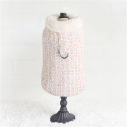 Limited Edition Chanel Tweed Coat in Candy dog coat, pet coat, dog winter coat, pet winter coat, fashion coat, dog tweed, dig handmade, pet tweed, small dog coat, small pet coat,dog harness, pet harness, dog, pet, dog boutique, pet boutique, sale dogs, pet sale, dog store, pet store, doggie couture, bloomingtails dog boutique, new dog designs, new pet design, chanel harness, chanel pet harness, chanel dog harness, dog spring designs, harness sale, harness clearance, hello doggie