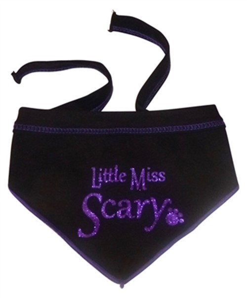 Little Miss Scary Dog Scarf   dog bowls,susan lanci, puppia,wooflink, luxury dog boutique,tonimari,pet clothes, dog clothes, puppy clothes, pet store, dog store, puppy boutique store, dog boutique, pet boutique, puppy boutique, Bloomingtails, dog, small dog clothes, large dog clothes, large dog costumes, small dog costumes, pet stuff, Halloween dog, puppy Halloween, pet Halloween, clothes, dog puppy Halloween, dog sale, pet sale, puppy sale, pet dog tank, pet tank, pet shirt, dog shirt, puppy shirt,puppy tank, I see spot, dog collars, dog leads, pet collar, pet lead,puppy collar, puppy lead, dog toys, pet toys, puppy toy, dog beds, pet beds, puppy bed,  beds,dog mat, pet mat, puppy mat, fab dog pet sweater, dog sweater, dog winter, pet winter,dog raincoat, pet raincoat