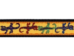 Lizards Collar, Lead & Harness 3/4 inch  wooflink, susan lanci, dog clothes, small dog clothes, urban pup, pooch outfitters, dogo, hip doggie, doggie design, small dog dress, pet clotes, dog boutique. pet boutique, bloomingtails dog boutique, dog raincoat, dog rain coat, pet raincoat, dog shampoo, pet shampoo, dog bathrobe, pet bathrobe, dog carrier, small dog carrier, doggie couture, pet couture, dog football, dog toys, pet toys, dog clothes sale, pet clothes sale, shop local, pet store, dog store, dog chews, pet chews, worthy dog, dog bandana, pet bandana, dog halloween, pet halloween, dog holiday, pet holiday, dog teepee, custom dog clothes, pet pjs, dog pjs, pet pajamas, dog pajamas,dog sweater, pet sweater, dog hat, fabdog, fab dog, dog puffer coat, dog winter jacket, dog col