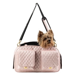 Marlee 2 Carrier in Quilted Pink marlee carrier 2, marlee dog carrier, marlee pet carrier, petote, dogcarrier, petcarrier, bloomingtails dog boutique, small dog boutique,  pets, dogs, dog boutique, sale dog boutique, rolling dog carrier, dog bag, dog holder, airline approved, pet store, dog store, large dog clothes, pet clothes, doggie couture, new dog carrier, new dog sales, new pet sales, shop sale dogs, dog stores, shop local, clearance dog stuff, pet stuff