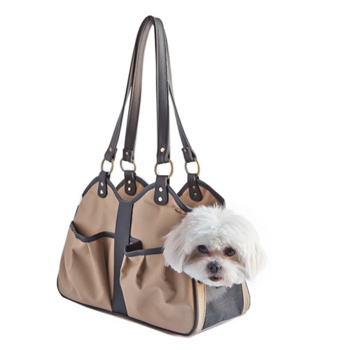 Metro 2 Carrier in Tan & Black wooflink, susan lanci, dog clothes, small dog clothes, urban pup, pooch outfitters, dogo, hip doggie, doggie design, small dog dress, pet clotes, dog boutique. pet boutique, bloomingtails dog boutique, dog raincoat, dog rain coat, pet raincoat, dog shampoo, pet shampoo, dog bathrobe, pet bathrobe, dog carrier, small dog carrier, doggie couture, pet couture, dog football, dog toys, pet toys, dog clothes sale, pet clothes sale, shop local, pet store, dog store, dog chews, pet chews, worthy dog, dog bandana, pet bandana, dog halloween, pet halloween, dog holiday, pet holiday, dog teepee, custom dog clothes, pet pjs, dog pjs, pet pajamas, dog pajamas,dog sweater, pet sweater, dog hat, fabdog, fab dog, dog puffer coat, dog winter jacket, dog col