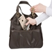 Metro Couture Carrier in Chocolate with Tassle - pet-metrochoc