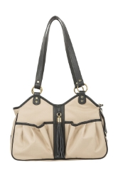 Metro Couture Carrier in Khaki wooflink, susan lanci, dog clothes, small dog clothes, urban pup, pooch outfitters, dogo, hip doggie, doggie design, small dog dress, pet clotes, dog boutique. pet boutique, bloomingtails dog boutique, dog raincoat, dog rain coat, pet raincoat, dog shampoo, pet shampoo, dog bathrobe, pet bathrobe, dog carrier, small dog carrier, doggie couture, pet couture, dog football, dog toys, pet toys, dog clothes sale, pet clothes sale, shop local, pet store, dog store, dog chews, pet chews, worthy dog, dog bandana, pet bandana, dog halloween, pet halloween, dog holiday, pet holiday, dog teepee, custom dog clothes, pet pjs, dog pjs, pet pajamas, dog pajamas,dog sweater, pet sweater, dog hat, fabdog, fab dog, dog puffer coat, dog winter jacket, dog col