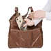 Metro Couture Carrier in Toffee with Tassle - pet-metrotoffeetassle