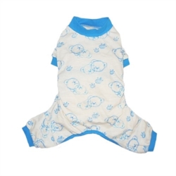 Milo Dog Pajamas  - Blue wooflink, susan lanci, dog clothes, small dog clothes, urban pup, pooch outfitters, dogo, hip doggie, doggie design, small dog dress, pet clotes, dog boutique. pet boutique, bloomingtails dog boutique, dog raincoat, dog rain coat, pet raincoat, dog shampoo, pet shampoo, dog bathrobe, pet bathrobe, dog carrier, small dog carrier, doggie couture, pet couture, dog football, dog toys, pet toys, dog clothes sale, pet clothes sale, shop local, pet store, dog store, dog chews, pet chews, worthy dog, dog bandana, pet bandana, dog halloween, pet halloween, dog holiday, pet holiday, dog teepee, custom dog clothes, pet pjs, dog pjs, pet pajamas, dog pajamas,dog sweater, pet sweater, dog hat, fabdog, fab dog, dog puffer coat, dog winter jacket, dog col