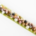 Mini Beads Collar & Lead - Green Rhodonite & Aventurine - dsh-greenbeadsmini