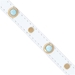 Mini Glass Boho Collar & Lead-White & Turquoise - dosh-bohoWhiteturq