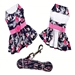 Moonlight Sails Dog Dress with Matching Leash  - dd-moonlightsails