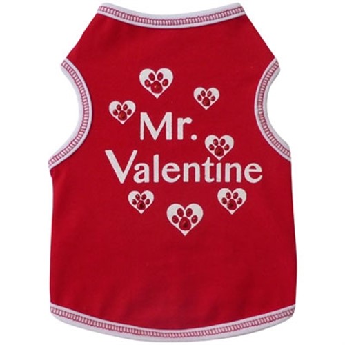 Mr. Valentine Dog Tank Shirt  dog bowls,susan lanci, puppia,wooflink, luxury dog boutique,tonimari,pet clothes, dog clothes, puppy clothes, pet store, dog store, puppy boutique store, dog boutique, pet boutique, puppy boutique, Bloomingtails, dog, small dog clothes, large dog clothes, large dog costumes, small dog costumes, pet stuff, Halloween dog, puppy Halloween, pet Halloween, clothes, dog puppy Halloween, dog sale, pet sale, puppy sale, pet dog tank, pet tank, pet shirt, dog shirt, puppy shirt,puppy tank, I see spot, dog collars, dog leads, pet collar, pet lead,puppy collar, puppy lead, dog toys, pet toys, puppy toy, dog beds, pet beds, puppy bed,  beds,dog mat, pet mat, puppy mat, fab dog pet sweater, dog sweater, dog winter, pet winter,dog raincoat, pet raincoat