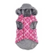 NEW Weekender Dog Sweatshirt - Pink and White Plaid - dd-pink weekender