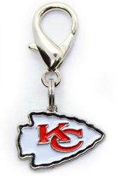 NFL Dog Charm - Kansas City Chiefs Roxy & Lulu, wooflink, susan lanci, dog clothes, small dog clothes, urban pup, pooch outfitters, dogo, hip doggie, doggie design, small dog dress, pet clotes, dog boutique. pet boutique, bloomingtails dog boutique, dog raincoat, dog rain coat, pet raincoat, dog shampoo, pet shampoo, dog bathrobe, pet bathrobe, dog carrier, small dog carrier, doggie couture, pet couture, dog football, dog toys, pet toys, dog clothes sale, pet clothes sale, shop local, pet store, dog store, dog chews, pet chews, worthy dog, dog bandana, pet bandana, dog halloween, pet halloween, dog holiday, pet holiday, dog teepee, custom dog clothes, pet pjs, dog pjs, pet pajamas, dog pajamas,dog sweater, pet sweater, dog hat, fabdog, fab dog, dog puffer coat, dog winter ja